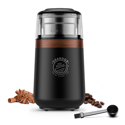 64dB Tekan Tutup Penggiling Penggiling Multi Fungsional, Pembuat Espresso French Press Biji-bijian