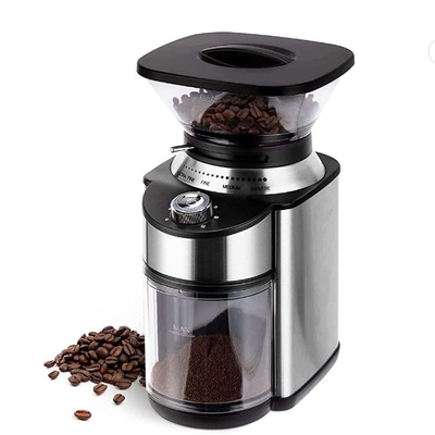 Stainless Steel Electric Conical Burr Coffee Grinder Espresso Coffee Press 19 Pengaturan