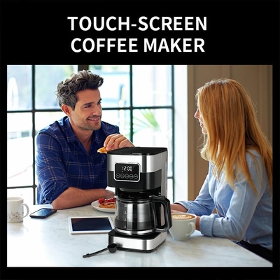 Otomatis Brew Small Drip Filter Coffee Machine 1.5L Programmable Home Use