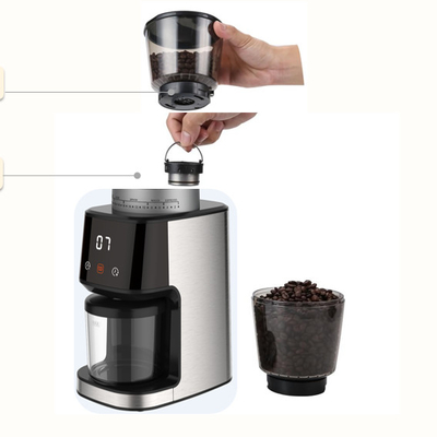 Mesin Espresso Kopi Semi Otomatis Blade 31 Pengaturan Pembuat Kopi Layar Sentuh Anti Percikan