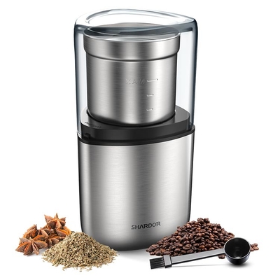 US120V Portable Electric Espresso Maker 70g CG715S Stainless Steel Electric Spice Grinder