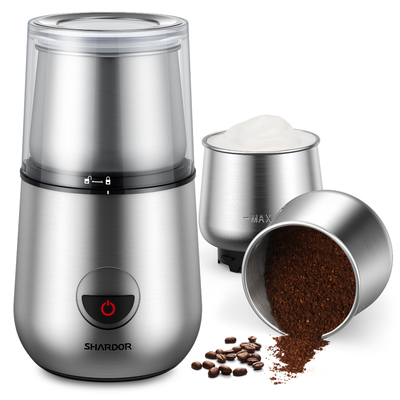 2 In 1 Penggiling Kopi Kustom Dan Susu Frother 2 In 1 Susu Dingin Semi Otomatis