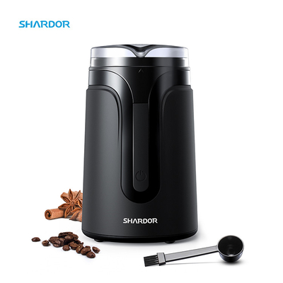 Shardor Kecil Portabel Burr Grinder Electric Mill Spice Hitam Multi-Fungsional