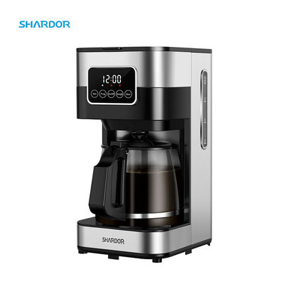 900W Drip Coffee Maker Tetap Hangat Mesin Kopi Otomatis yang Dapat Diprogram 10 12 Cangkir Teh