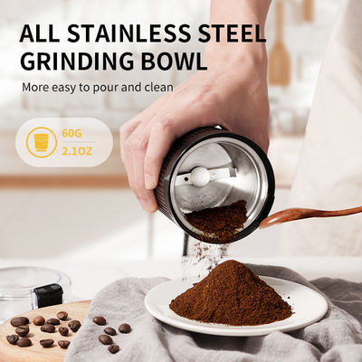 Mini Blade 200W Penggiling Biji Kopi Tangan 60g Mesin Espresso Pribadi Listrik