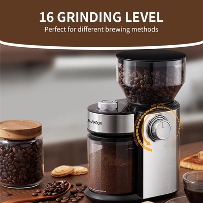 2 Sampai 12 Cangkir Penggiling Espresso Listrik Cg835s Burr Shardor Penggiling Biji Kopi