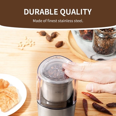 Double Cups Spice Dry Wet Grinding Machine Multi Use Electric Mill Grinder Stainless Steel