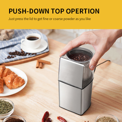 70g Penggiling Kopi Isi Ulang 200W Penggiling Biji Kopi Tanpa Kabel Dengan Cangkir Yang Dapat Dilepas
