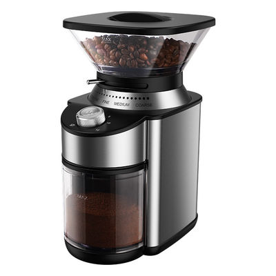 Kapasitas Tinggi Profesional Conical Burr Coffee Grinder ABS Dengan 19 Pengaturan Grind Yang Tepat