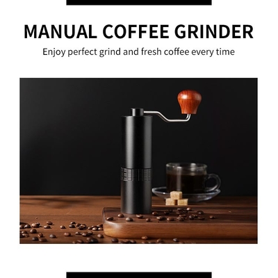 Camping Espresso Hand Drip Coffee Grinder Manual Portabel Flat Burr Grinder Homeuse