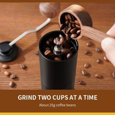 Tangan Dioperasikan Manual Burr Coffee Grinder Hand Crank Conical Burr Untuk Hadiah Bisnis