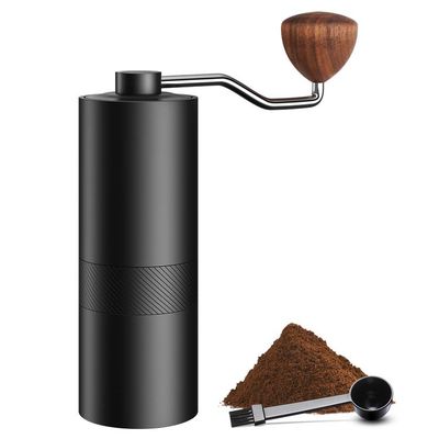 Tangan Dioperasikan Manual Burr Coffee Grinder Hand Crank Conical Burr Untuk Hadiah Bisnis