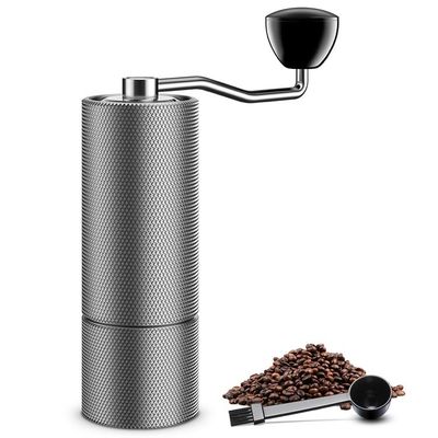 Tenang Conical Burr Manual Penggiling Kopi Aluminium Alloy Stainless Steel 25g Dibawa Dengan Mudah