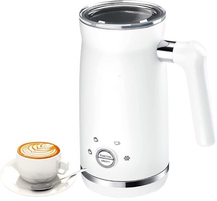 4 In 1 Penguap Susu Otomatis Komersial Latte Stainless Steel Electric Milk Frother