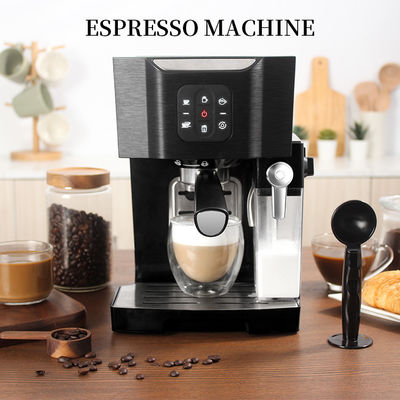 Mesin Kopi Kompak 1450W Dengan Milk Frother 15 Bar Tangki Air Yang Dapat Dilepas