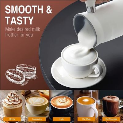 150ML Espresso Milk Frother Whisk Desain Ergonomis Pembuat Busa Susu Listrik Kapasitas Besar