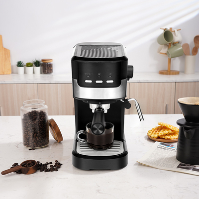 Mesin Kopi Multi Pod Universal 2 Tembakan 1.25L 15 Bar Tangki Air Transparan Yang Dapat Dilepas