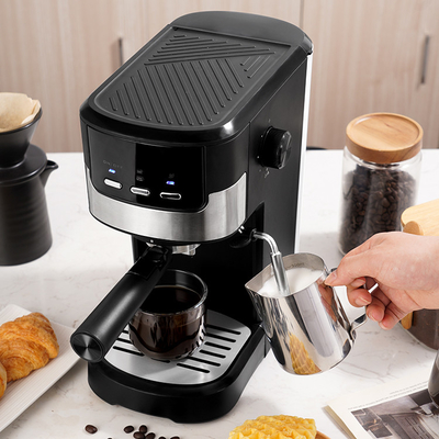 Mesin Kopi Multi Pod Universal 2 Tembakan 1.25L 15 Bar Tangki Air Transparan Yang Dapat Dilepas