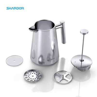 1000ml/34oz Vacuum Pot Pembuat Kopi Tetap Hangat Pembuat Teh French Press LFGB