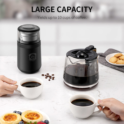 Shardor Automatic Spice Grinder Electric Coffee Blade Grinder Dengan Sakelar Kunci Pengaman