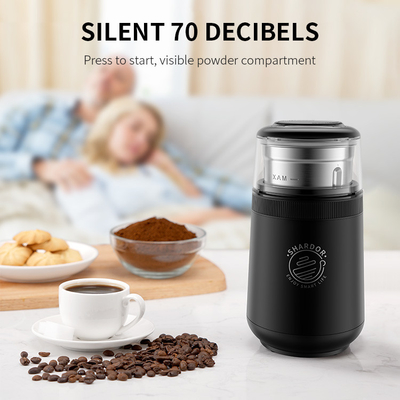 Shardor Automatic Spice Grinder Electric Coffee Blade Grinder Dengan Sakelar Kunci Pengaman