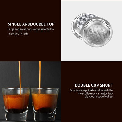 Mesin Espresso Tekanan Shardor 15 Bar Mesin Kopi Multifungsi 500W