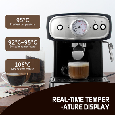 15 Bar Pump 850W Mesin Kopi Multifungsi Espresso Penggiling Kopi Listrik Genggam