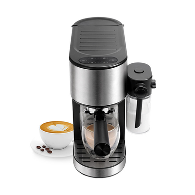 Mesin Kopi Multifungsi Espresso Profesional ABS Stainless Steel Dengan Susu Buih