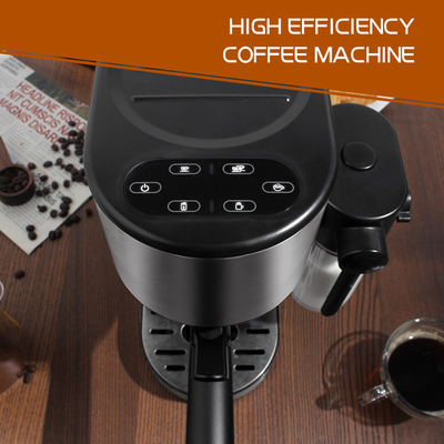 Mesin Kopi Multifungsi Espresso Profesional ABS Stainless Steel Dengan Susu Buih