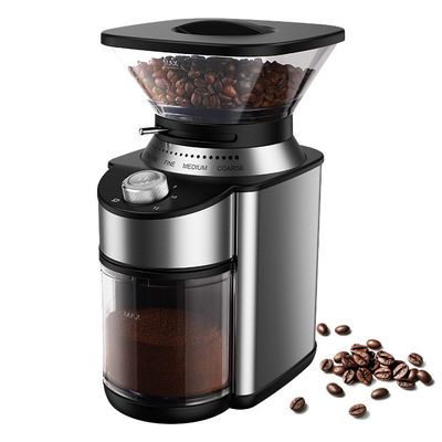 Penggiling Kopi Burr Kerucut Kecil Dapat Disesuaikan 19 Pengaturan Pembuat Kopi Komersial Espresso