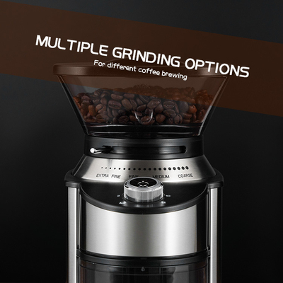 150g Custom Electric Portable Coffee Grinder Removable Upper Burr 19 Grind Selections