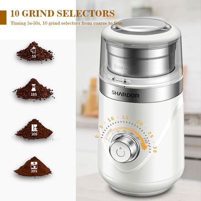 150W Penggiling Biji Kopi Listrik SS304 70g Penggiling Espresso Otomatis