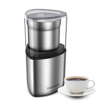 Mesin Penggiling Kopi Kustom Profesional Kacang Listrik 200W Stainless Steel