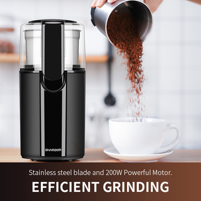 Mesin Penggiling Bumbu Listrik Beberapa Pengaturan Penggiling Kopi Burr Mill Dengan 2 cangkir