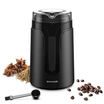 40g Pembuat Espresso Otomatis Kecil, Mini Spice Bean Matte Black Coffee Grinder
